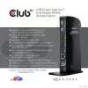 Estación de acoplamiento CLUB3D USB3.2 Gen1 tipo A o C doble pantalla 4K60Hz DisplayLink® certificada