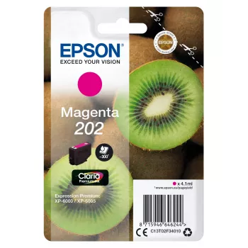 Cartucho de tinta Epson Kiwi pack individual magenta 202 Claria Premium
