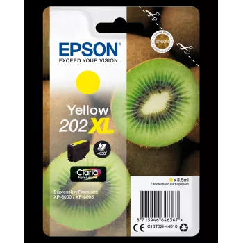 Tinta Epson Kiwi pack individual amarillo 202XL Claria Premium
