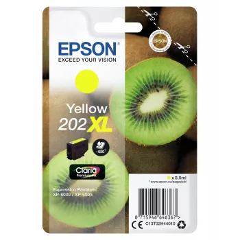Tinta Epson Kiwi pack individual amarillo 202XL Claria Premium