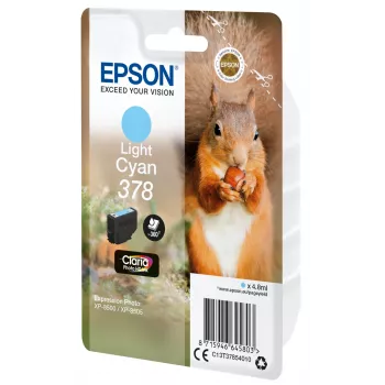 Tinta Epson Squirrel pack individual cian claro 378 Claria Photo HD