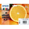 Tinta Epson Oranges multipack 5 colores 33XL Claria Premium, alto rendimiento (XL), negro, negro foto, cian, magenta, amarillo, tinta pigmentada, tinta a base de colorante, 12.2 ml, 8.9 ml