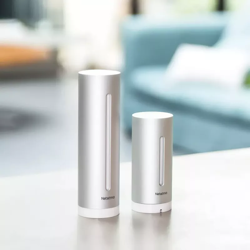 Estación meteorológica digital Netatmo NWS01-EC aluminio batería/USB Wi-Fi