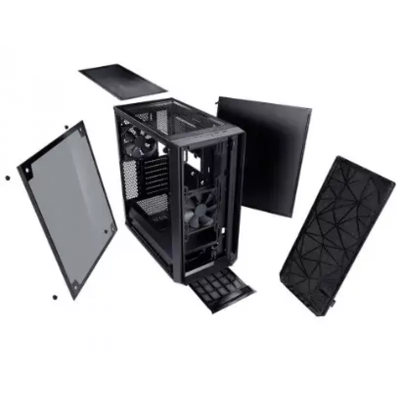 Caja de PC Fractal Design Meshify C Midi Tower negra
