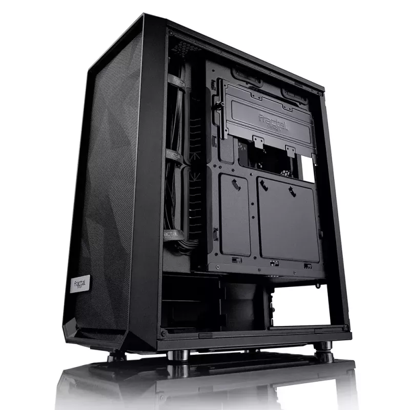 Caja de PC Fractal Design Meshify C Midi Tower negra