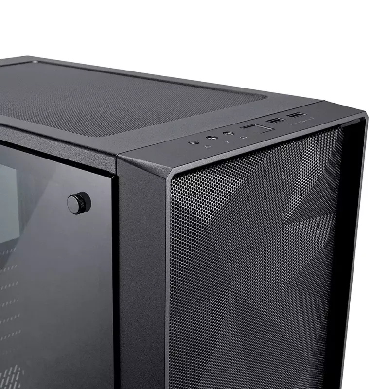 Caja de PC Fractal Design Meshify C Midi Tower negra