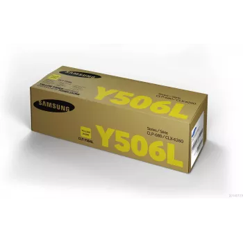 Samsung CLT-Y506L Cartucho de tóner original amarillo de alto rendimiento