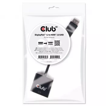 Adaptador activo DisplayPort 1.2 a HDMI 2.0 CLUB3D CAC-2070