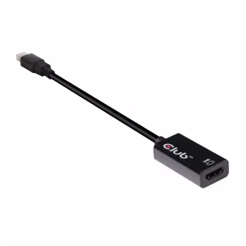 CLUB3D Mini DisplayPort 1.4 a HDMI 2.0b HDR Adaptador activo