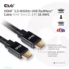 CLUB3D HDMI 2.0 4K60Hz Cable RedMere 10m/32,8ft