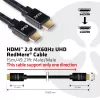 CLUB3D HDMI 2.0 4K60Hz Cable RedMere 15m/49,2ft