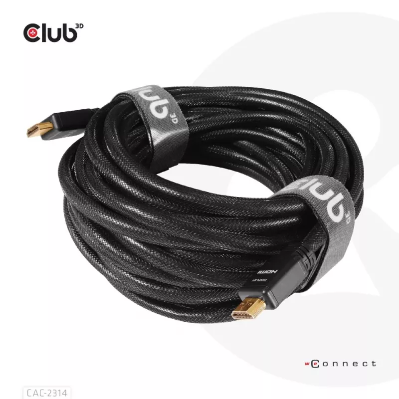 CLUB3D HDMI 2.0 4K60Hz Cable RedMere 15m/49,2ft