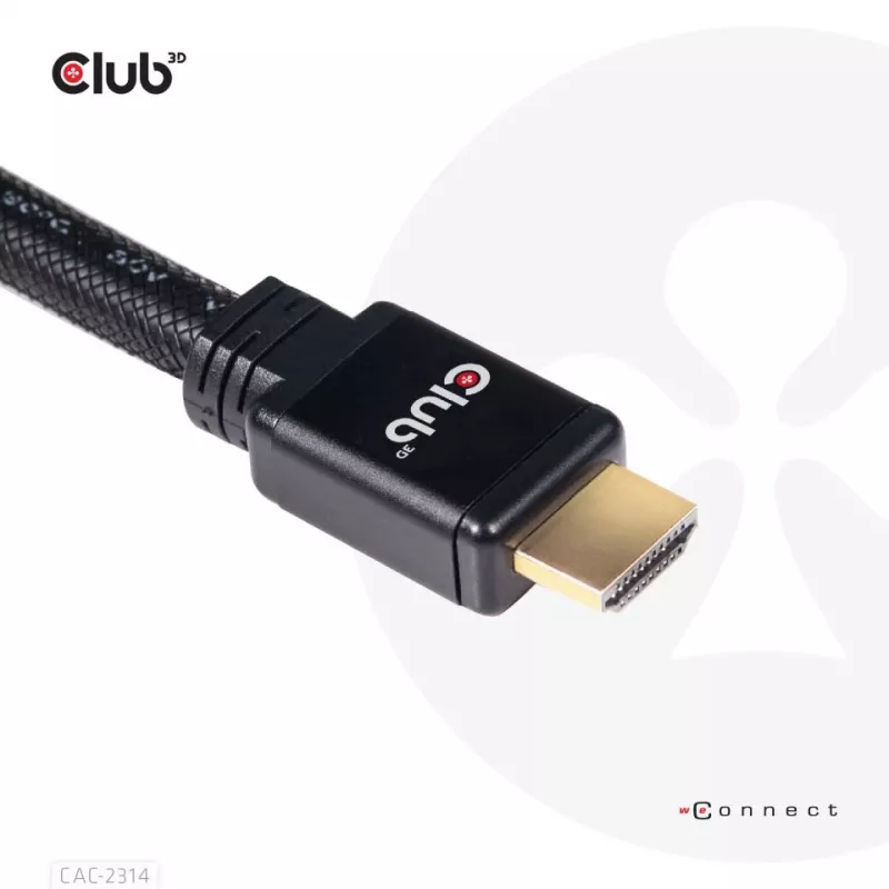 CLUB3D HDMI 2.0 4K60Hz Cable RedMere 15m/49,2ft