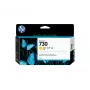 HP 730 130-ml Amarillo Cartucho de tinta DesignJet, serie de impresoras HP DesignJet T1700, impresión térmica de inyección de tinta, amarillo, Singapur, 202 mm, 129 mm