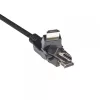 Club 3D CAC-1360 cable HDMI 2.0 con Ethernet, giratorio 360°, 4K60Hz UHD, M/M, 2 m, negro