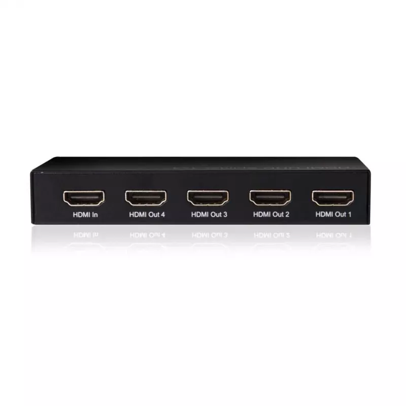 CLUB3D HDMI™ 4K@60Hz UHD Splitter alimentación AC 4 puertos