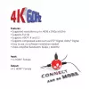 CLUB3D HDMI™ 4K@60Hz UHD Splitter alimentación AC 4 puertos
