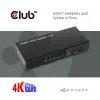 CLUB3D HDMI™ 4K@60Hz UHD Splitter alimentación AC 4 puertos