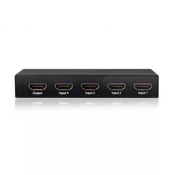CLUB3D HDMI™ 2.0 UHD 4K60Hz SwitchBox 4 puertos con mando a distancia IR