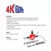 CLUB3D HDMI™ 2.0 UHD 4K60Hz SwitchBox 4 puertos con mando a distancia IR