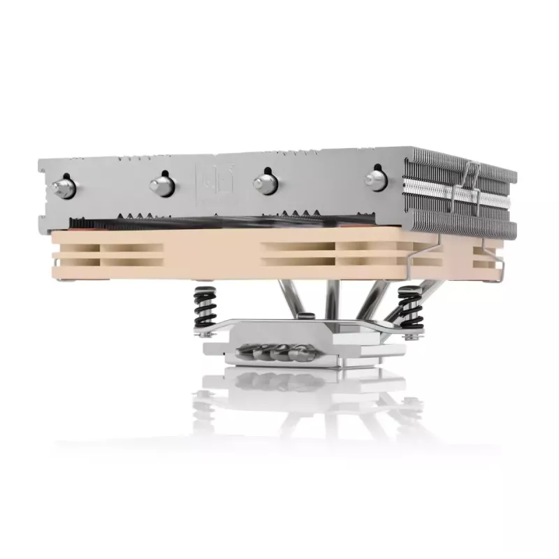 Disipador de CPU Noctua NH-L12S — Disipador de perfil bajo, ventilador de 120 mm, PWM, 12 V, máx. 1850 rpm, 94,2 m³/h flujo de aire, zócalos compatibles LGA1700/1200/115x/1156 y AM4/AM5