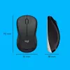 Conjunto de teclado y ratón inalámbricos Logitech MK540 Advanced – teclado QWERTZ de tamaño completo, receptor USB, distribución US, ratón ergonómico, negro/blanco