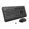 Conjunto de teclado y ratón inalámbricos Logitech MK540 Advanced – teclado QWERTZ de tamaño completo, receptor USB, distribución US, ratón ergonómico, negro/blanco