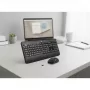 Conjunto de teclado y ratón inalámbricos Logitech MK540 Advanced – teclado QWERTZ de tamaño completo, receptor USB, distribución US, ratón ergonómico, negro/blanco
