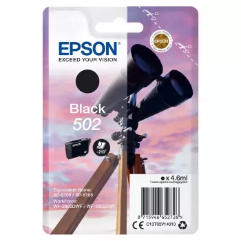 Cartucho Epson 502 negro T02V1 C13T02V14010