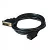 Club 3D CAC-1211 cable de DVI-D a HDMI 1.4, Dual Link, M/H, 2 m, negro