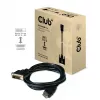 Club 3D CAC-1210 cable DVI-D a HDMI 1.4, Dual Link, bidireccional, 4K, M/M, 2 m, negro