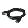 Club 3D CAC-1210 cable DVI-D a HDMI 1.4, Dual Link, bidireccional, 4K, M/M, 2 m, negro