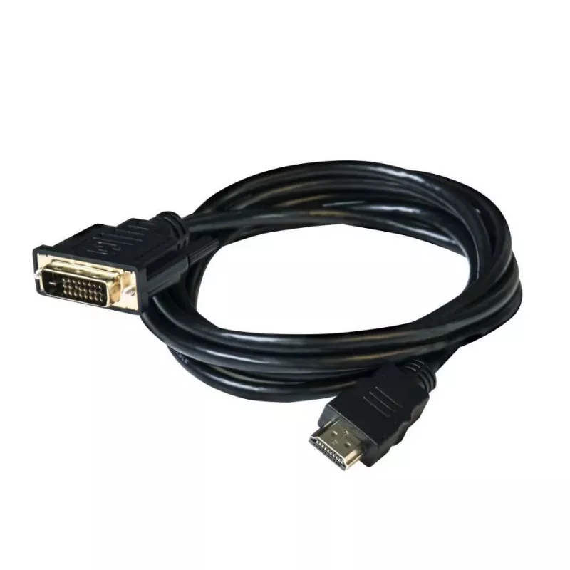 Club 3D CAC-1210 cable DVI-D a HDMI 1.4, Dual Link, bidireccional, 4K, M/M, 2 m, negro