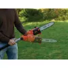 Podadora eléctrica de altura Black & Decker PS7525-QS, 800 W red eléctrica, espada de 25 cm, grosor de corte 22 mm, 3,8 kg