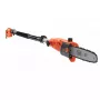 Podadora eléctrica de altura Black & Decker PS7525-QS, 800 W red eléctrica, espada de 25 cm, grosor de corte 22 mm, 3,8 kg