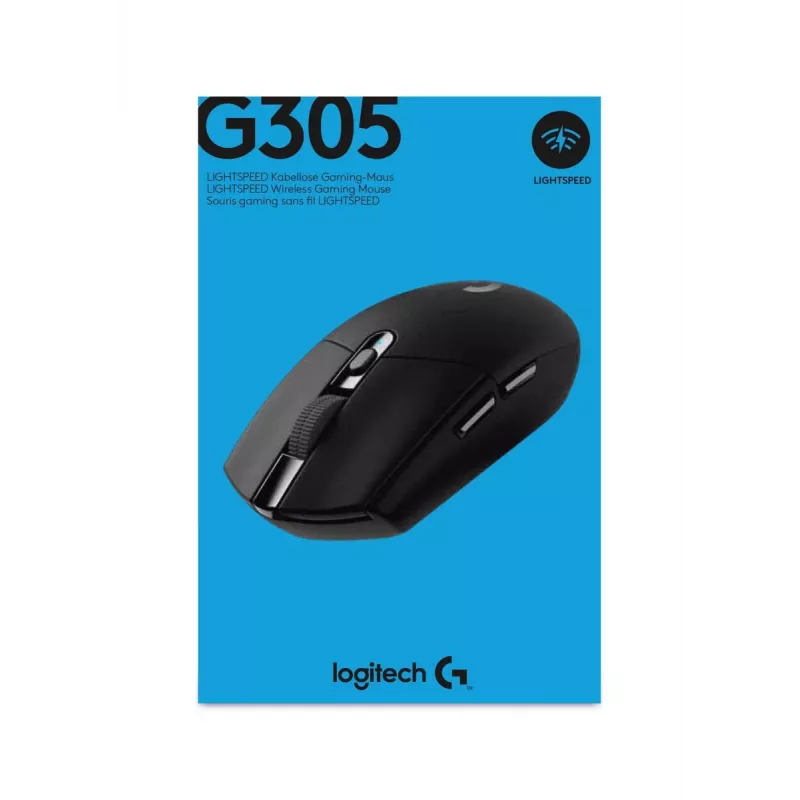 Ratón gaming inalámbrico LOGITECH G305 Lightspeed negro Eer2