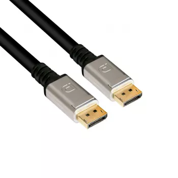 Club 3D CAC-1069 cable DisplayPort 1.4 HBR3 8K 60 Hz, 32,4 Gbps, DSC, HDR, certificado VESA, M/M, 4 m, negro