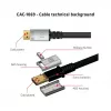 Club 3D CAC-1069 cable DisplayPort 1.4 HBR3 8K 60 Hz, 32,4 Gbps, DSC, HDR, certificado VESA, M/M, 4 m, negro