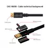 Club 3D CAC-1069B cable DisplayPort 1.4 HBR3 8K 60 Hz, 32,4 Gbps, DSC 1.2, certificado VESA, M/M, 4 m, negro