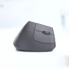 Ratón inalámbrico ergonómico Logitech MX Vertical, MX Vertical, 4000 DPI, RF Wireless + Bluetooth, para diestros, grafito, uso de oficina