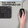 Ratón Logitech B110 Silent con cable USB negro