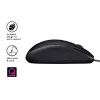 Ratón Logitech B110 Silent con cable USB negro