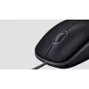 Ratón Logitech B110 Silent con cable USB negro