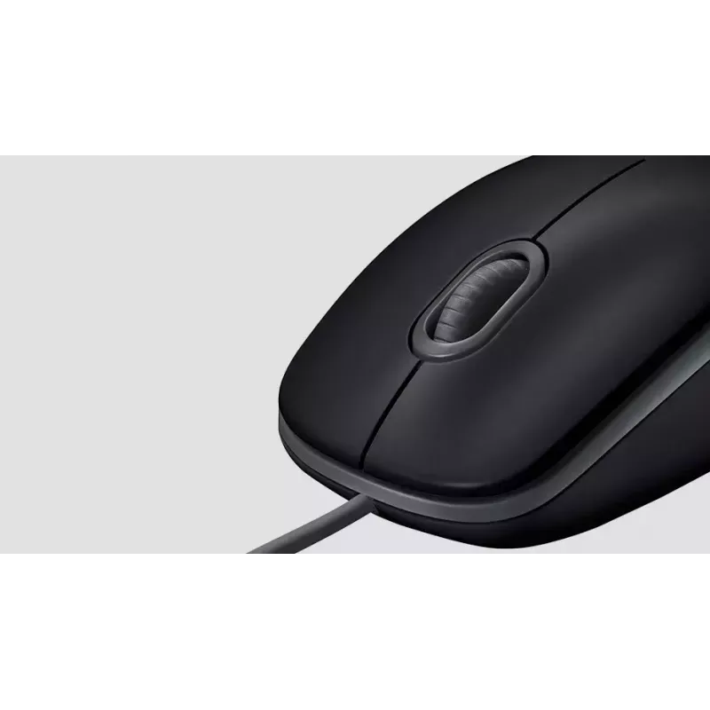 Ratón Logitech B110 Silent con cable USB negro