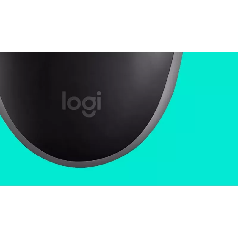 Ratón Logitech B110 Silent con cable USB negro