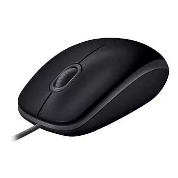 Ratón Logitech B110 Silent con cable USB negro