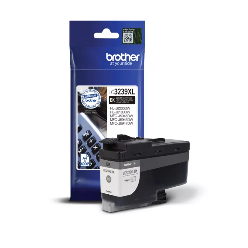 Cartucho de tinta Brother LC-3239XLBK 1 ud. original alto rendimiento (XL) negro