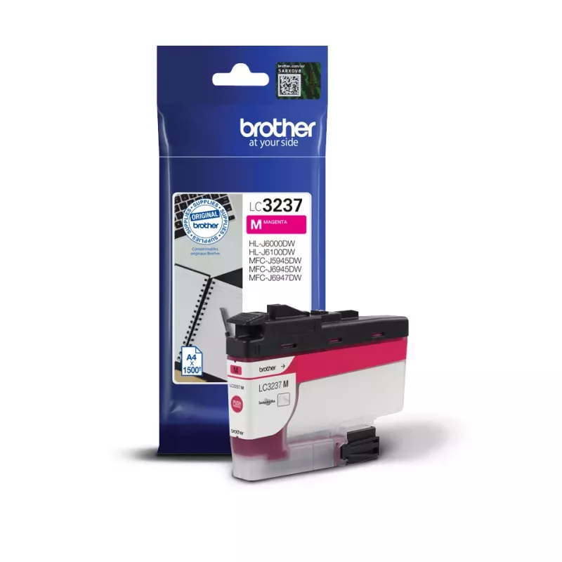 Cartucho de tinta Brother LC3237M 1 ud. original rendimiento estándar magenta