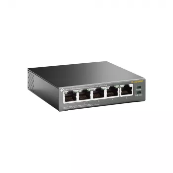 Switch TP-Link 5 puertos Gigabit Desktop PoE con 4 puertos, no gestionado, Gigabit Ethernet (10/100/1000), Power over Ethernet (PoE)