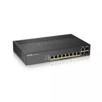 Zyxel GS1920-8HPV2 gestionado Gigabit Ethernet (10/100/1000) Power over Ethernet (PoE) negro